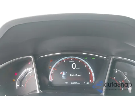 2020 Honda Civic Sport z USA, uszkodzony, nr VIN 2HGFC2F89LH504574